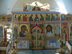 Иконостас Казанского Храма деревни Каменки 