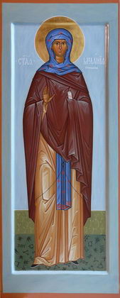 Мерная икона Преподобная Мелания Римляныня