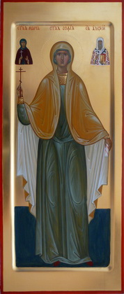 Мерная икона Святая Мученица София (с предстоящими)